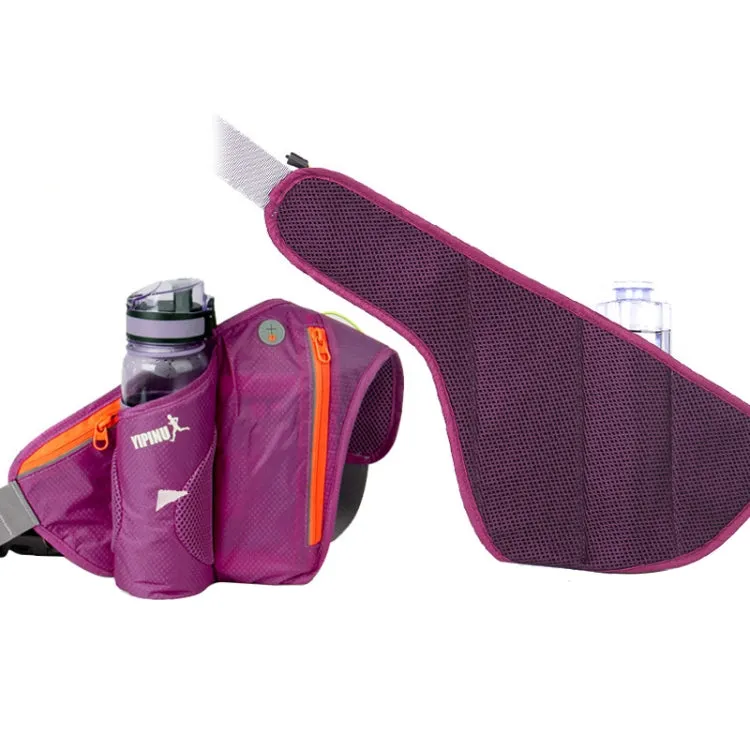 YIPINU YS9 Outdoor Cycling Mountaineering Sport Waterproof Mobile Phone Storage Waist Bag Kettle Bag(Purple)