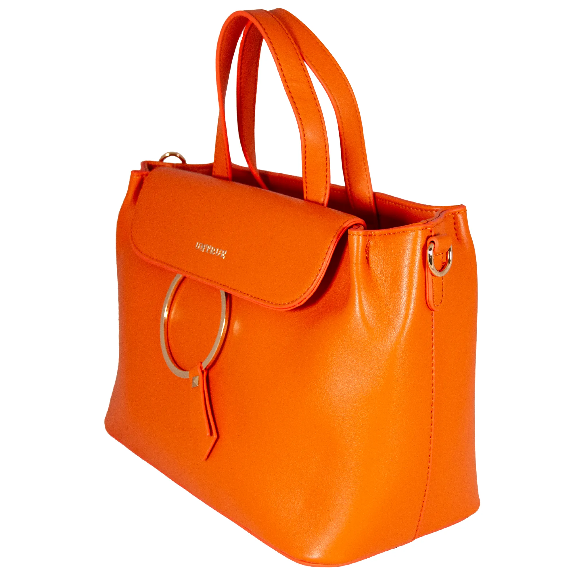 Z5B2 Women’s Charm Handbag - Orange