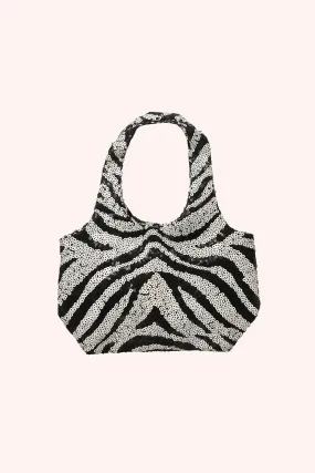 Zebra Sequin Mini Bag