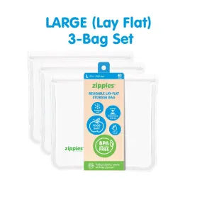 Zippies Reusable Bags Lay Flat