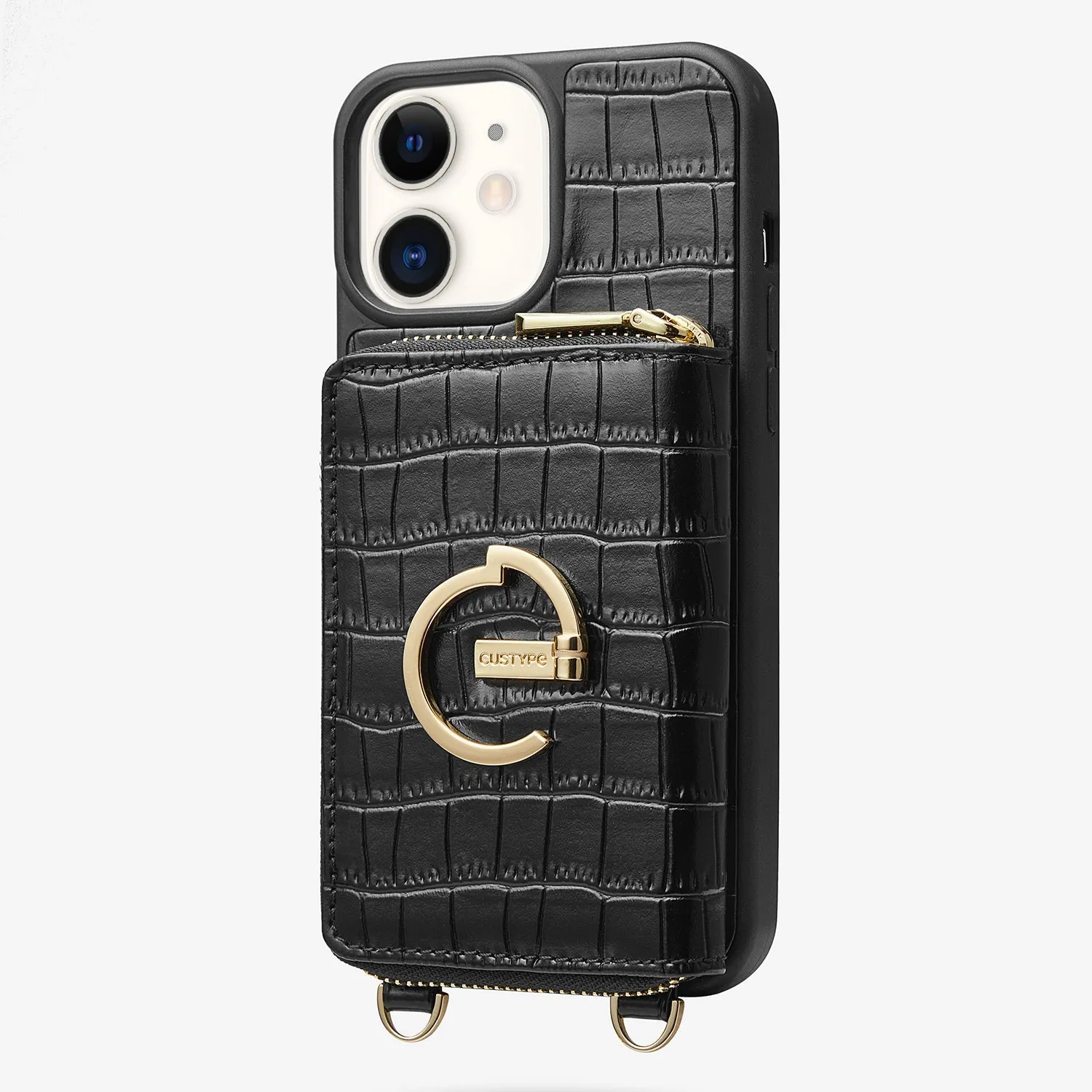 ZipPouch- Crocodile Wallet Phone Case