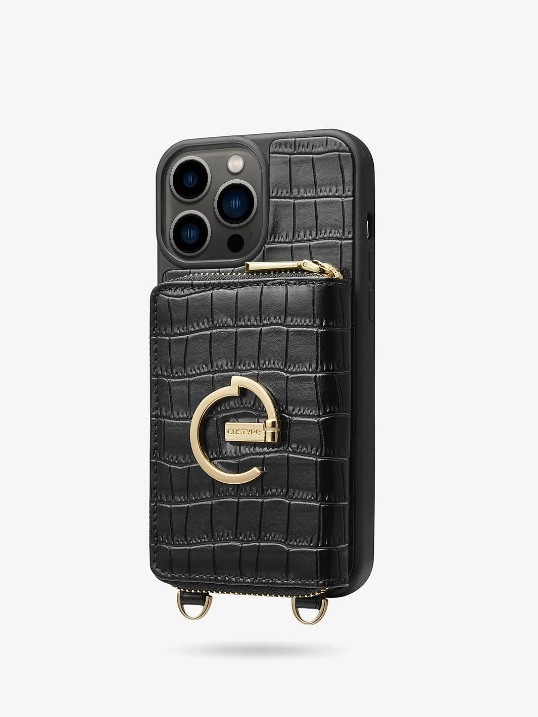 ZipPouch- Crocodile Wallet Phone Case